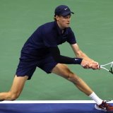 Jannik Sinner a réussi une démonstration en 8e de finale à New York KEYSTONE/EPA/BRIAN HIRSCHFELD